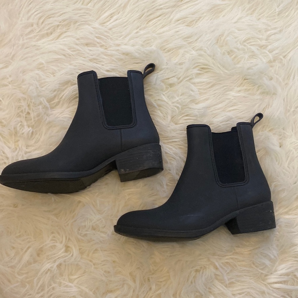 Jeffrey Campbell Havana Last rain boots size 7 black